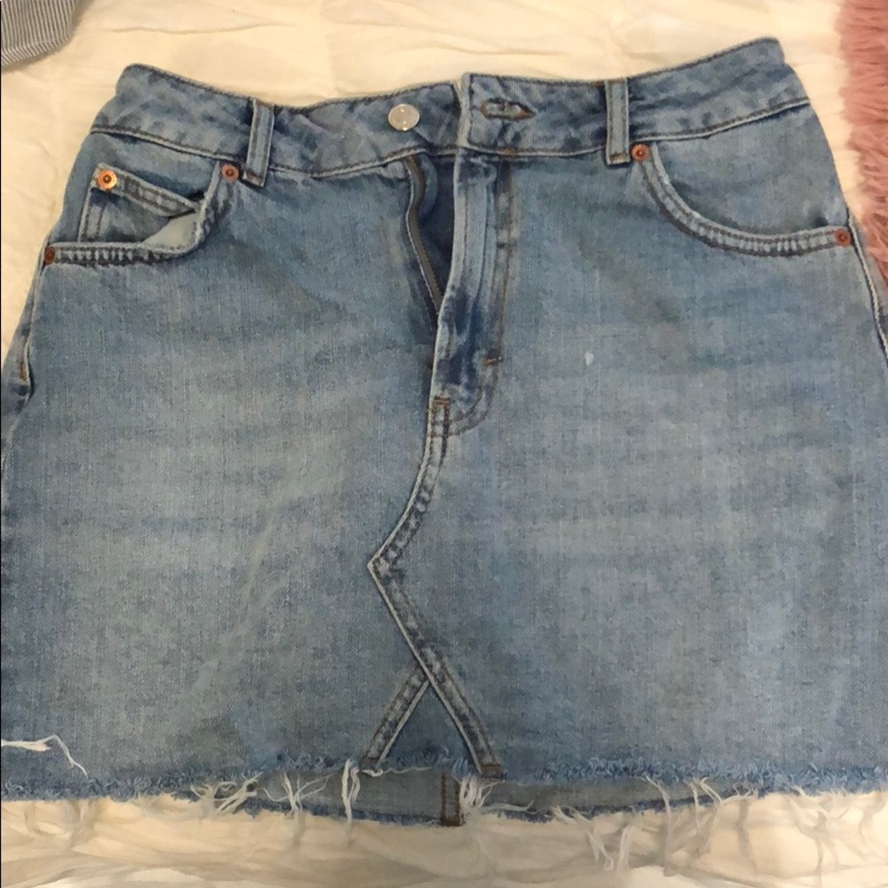 Topshop Jean Skirt